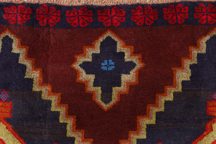 Multi Colored Baluchi 6' x 7' 5 - No. 55169 - ALRUG Rug Store