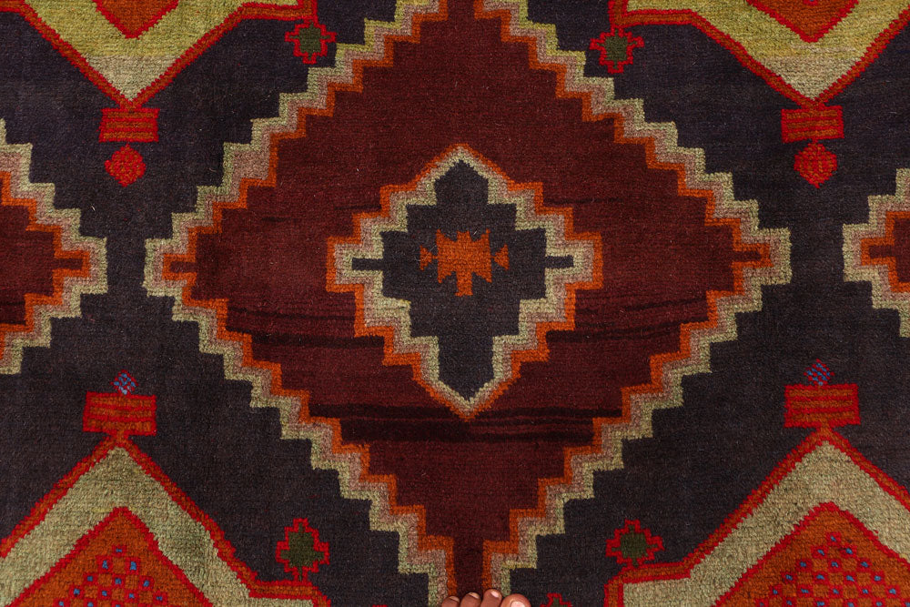 Multi Colored Baluchi 6' x 7' 5 - No. 55169 - ALRUG Rug Store