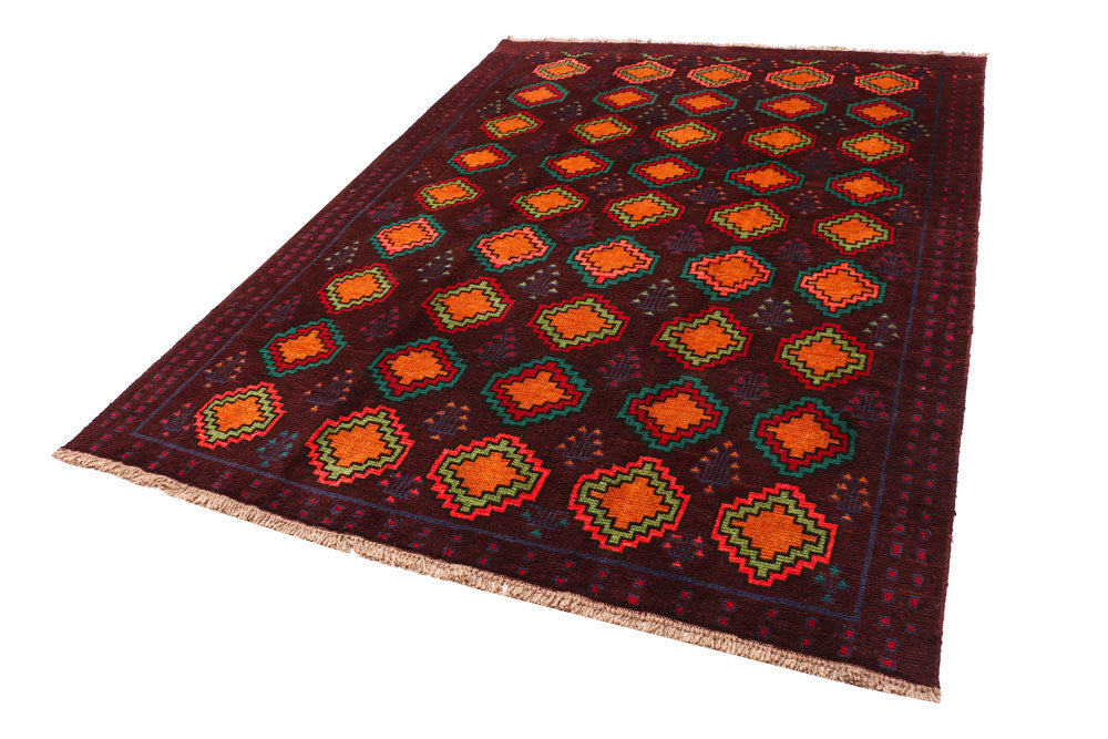 Multi Colored Baluchi 6' 2 x 8' 1 - No. 55170 - ALRUG Rug Store