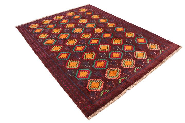 Multi Colored Baluchi 6' 2 x 8' 1 - No. 55170 - ALRUG Rug Store