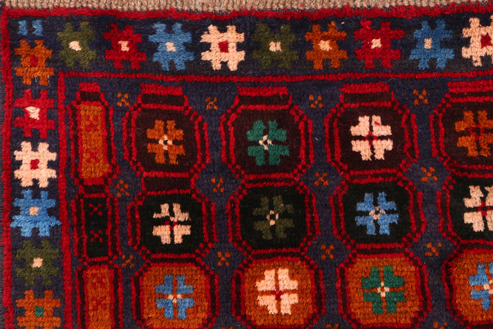 Multi Colored Baluchi 6' x 7' 10 - No. 55171 - ALRUG Rug Store