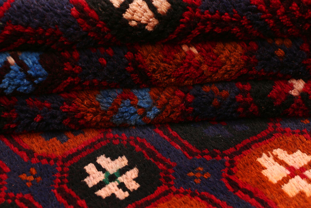 Multi Colored Baluchi 6' x 7' 10 - No. 55171 - ALRUG Rug Store