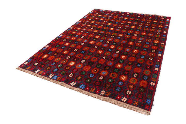 Multi Colored Baluchi 6' x 7' 10 - No. 55171 - ALRUG Rug Store