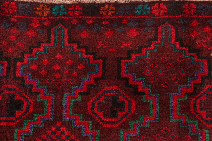 Maroon Baluchi 5' 11 x 7' 3 - No. 55172 - ALRUG Rug Store