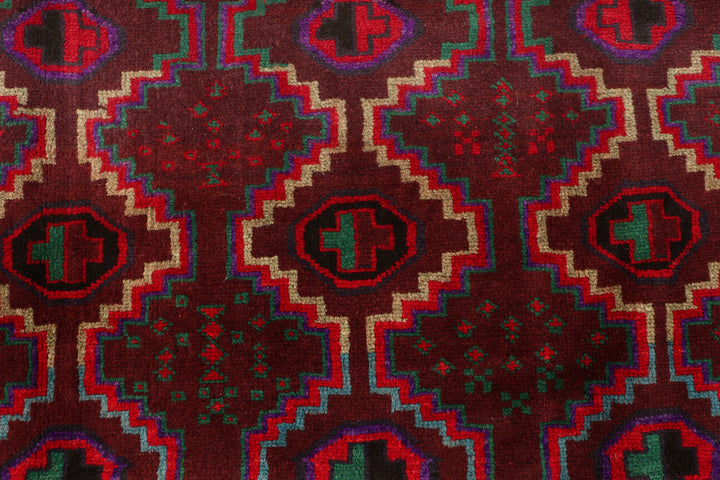 Maroon Baluchi 5' 11 x 7' 3 - No. 55172 - ALRUG Rug Store