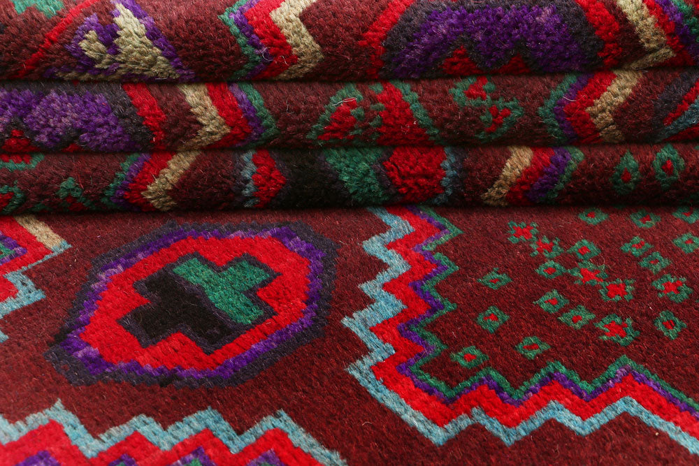 Maroon Baluchi 5' 11 x 7' 3 - No. 55172 - ALRUG Rug Store