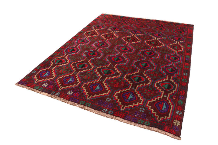 Maroon Baluchi 5' 11 x 7' 3 - No. 55172 - ALRUG Rug Store