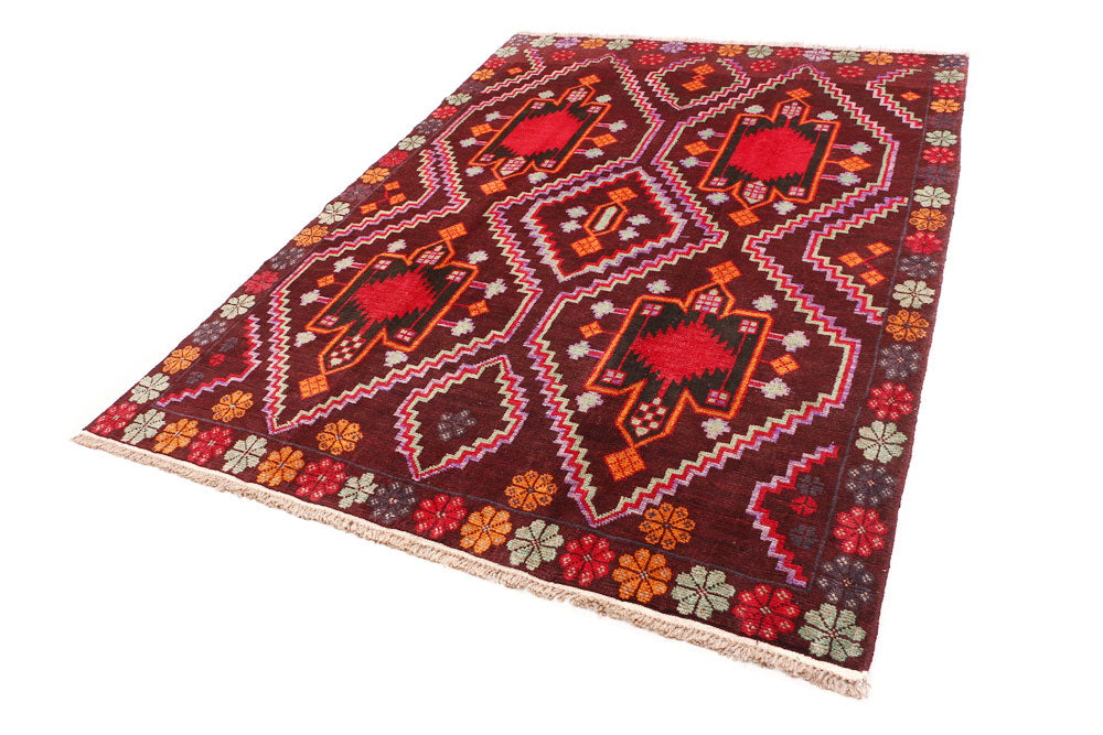 Multi Colored Baluchi 5' 9 x 7' 9 - No. 55173 - ALRUG Rug Store