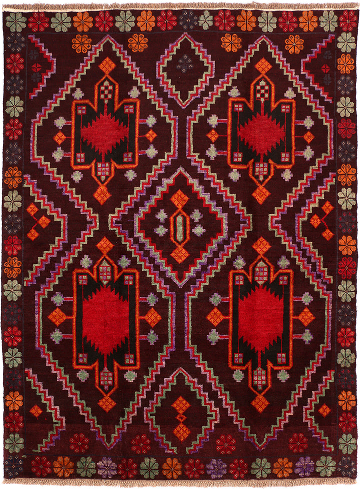 Multi Colored Baluchi 5' 9 x 7' 9 - No. 55173 - ALRUG Rug Store