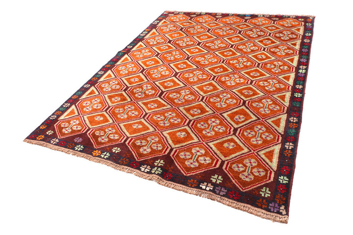 Multi Colored Baluchi 5' 11 x 7' 9 - No. 55174 - ALRUG Rug Store