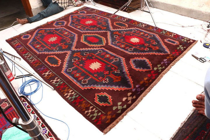 Baluchi 6' 4 x 7' 10 - No. 55175 - ALRUG Rug Store