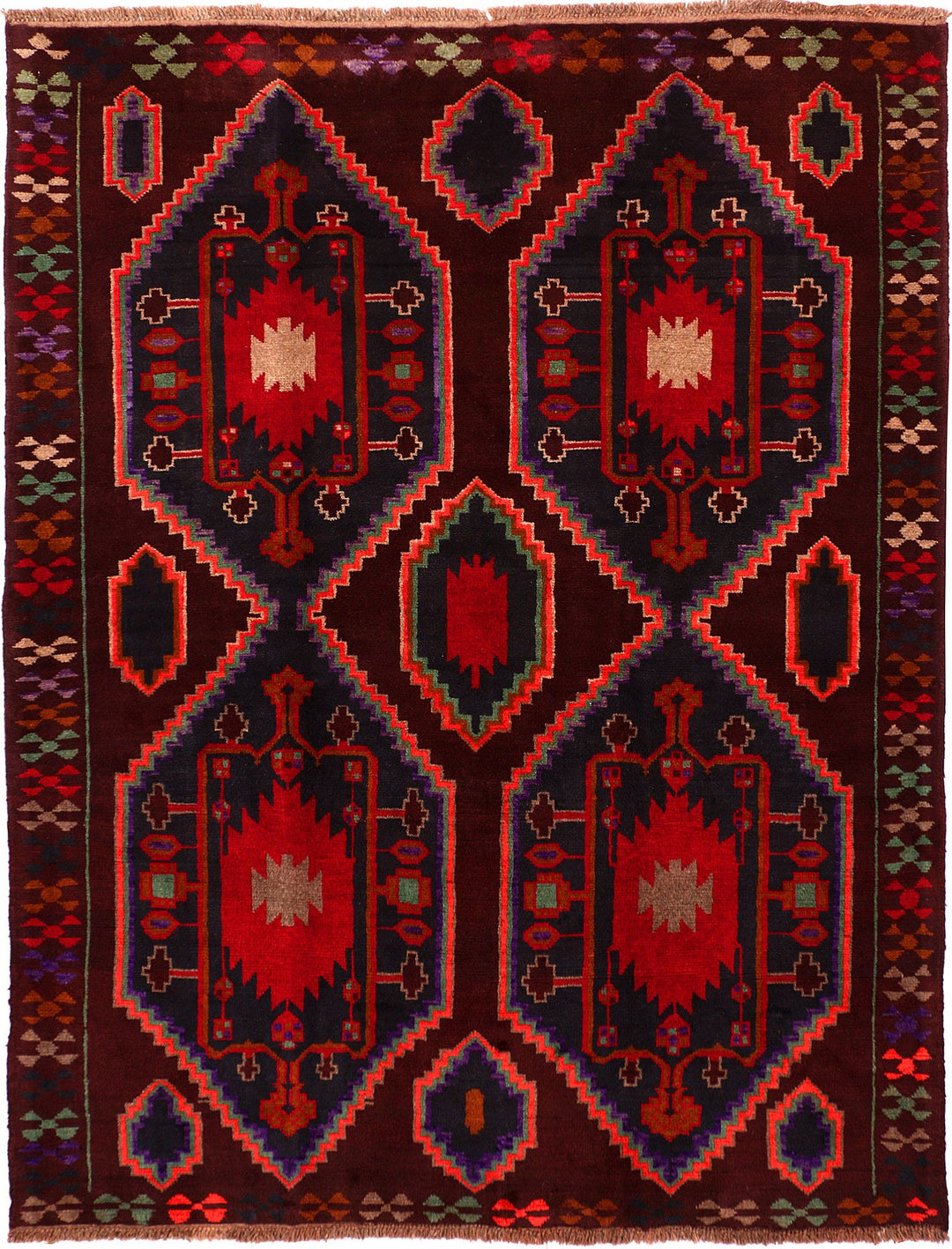 Baluchi 6' 4 x 7' 10 - No. 55175 - ALRUG Rug Store