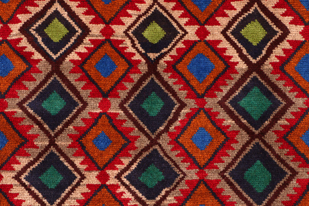 Multi Colored Baluchi 6' 3 x 7' 10 - No. 55179 - ALRUG Rug Store