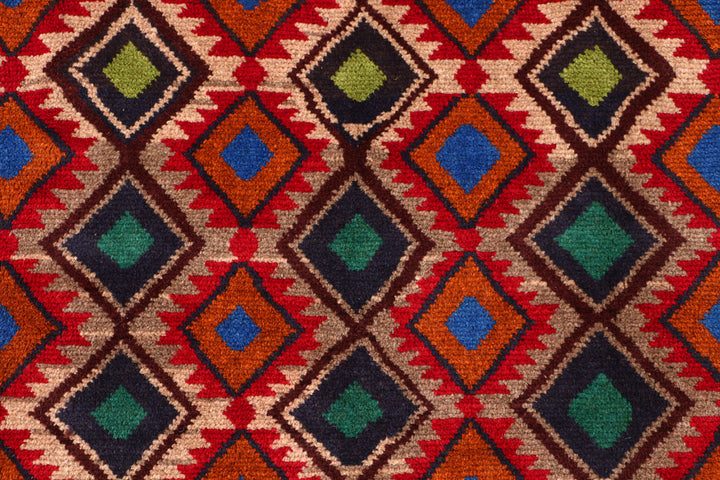 Multi Colored Baluchi 6' 3 x 7' 10 - No. 55179 - ALRUG Rug Store