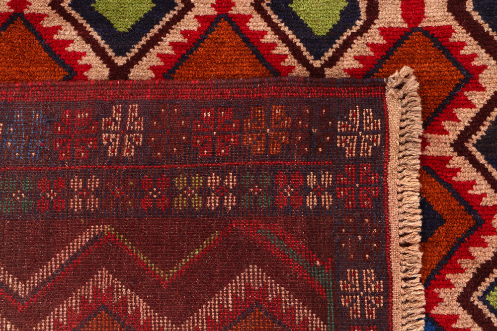 Multi Colored Baluchi 6' 3 x 7' 10 - No. 55179 - ALRUG Rug Store