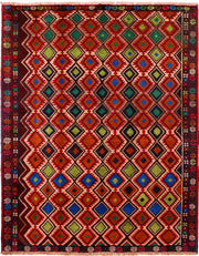 Multi Colored Baluchi 6' 3 x 7' 10 - No. 55179 - ALRUG Rug Store