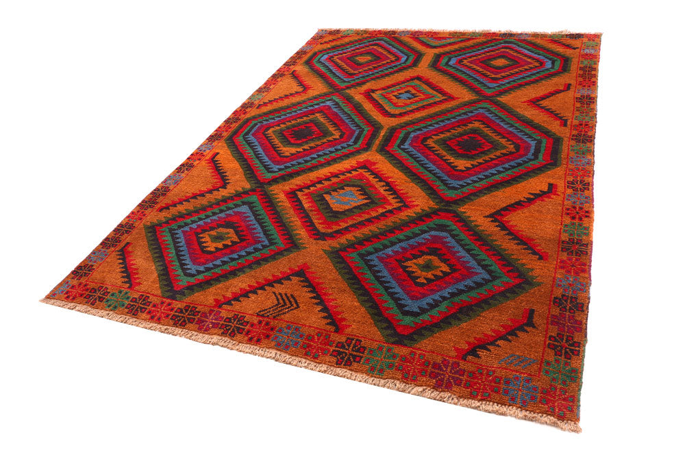 Multi Colored Baluchi 5' 10 x 7' 10 - No. 55181 - ALRUG Rug Store