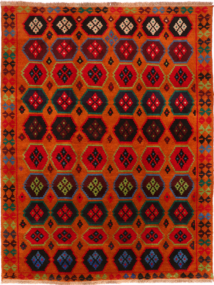 Multi Colored Baluchi 6' 1 x 7' 11 - No. 55182 - ALRUG Rug Store
