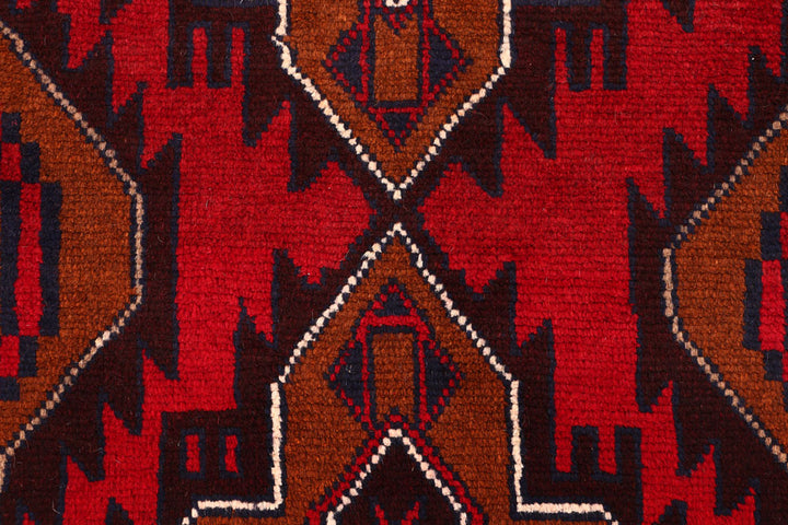 Red Baluchi 2' 8 x 12' 2 - No. 55189 - ALRUG Rug Store