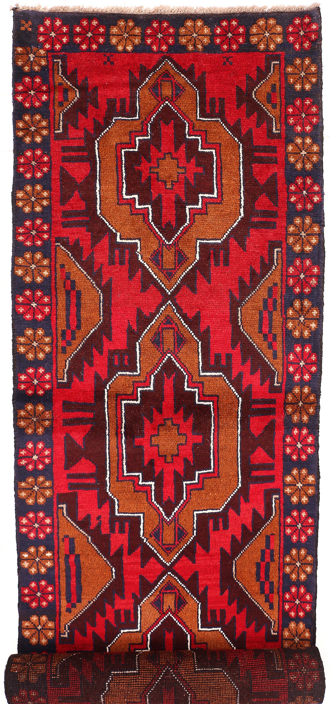 Red Baluchi 2' 8 x 12' 2 - No. 55189 - ALRUG Rug Store