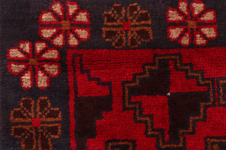 Firebrick Baluchi 2' 9 x 13' 4 - No. 55191 - ALRUG Rug Store