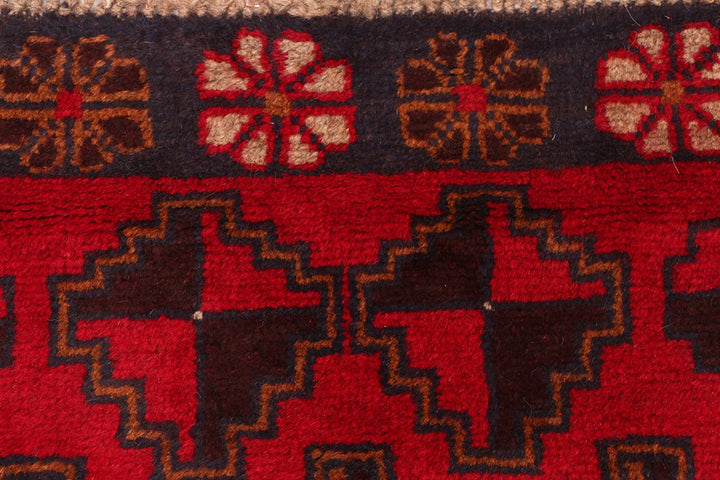 Firebrick Baluchi 2' 9 x 13' 4 - No. 55191 - ALRUG Rug Store