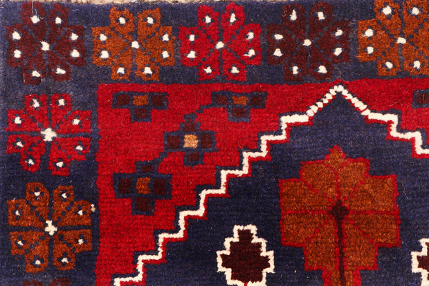 Midnight Blue Baluchi 2' 8 x 12' 10 - No. 55195 - ALRUG Rug Store