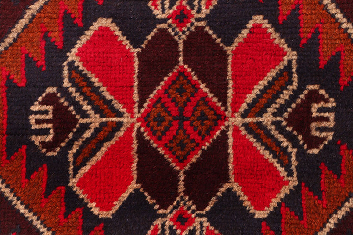 Multi Colored Baluchi 2' 8 x 12' 3 - No. 55198 - ALRUG Rug Store