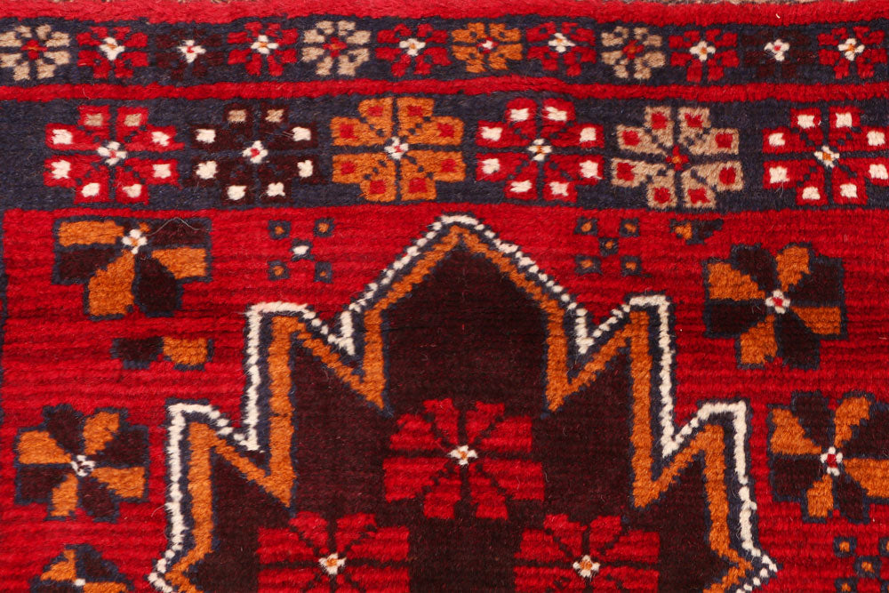 Dark Red Baluchi 2' 9 x 13' 2 - No. 55199 - ALRUG Rug Store