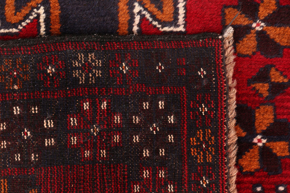 Dark Red Baluchi 2' 9 x 13' 2 - No. 55199 - ALRUG Rug Store