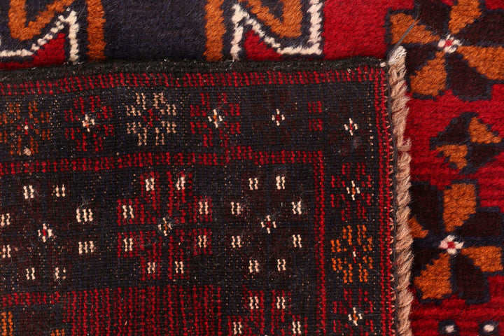 Dark Red Baluchi 2' 9 x 13' 2 - No. 55199 - ALRUG Rug Store