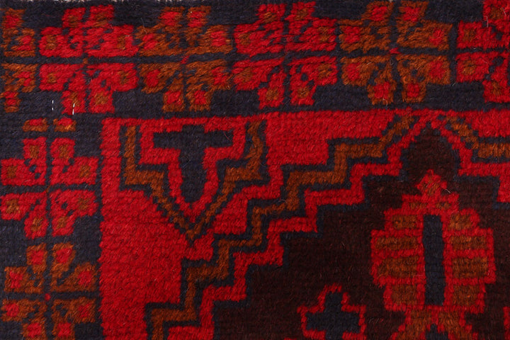 Firebrick Baluchi 2' 7 x 12' 10 - No. 55203 - ALRUG Rug Store