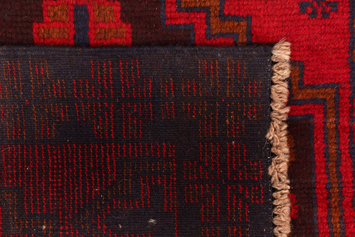 Firebrick Baluchi 2' 7 x 12' 10 - No. 55203 - ALRUG Rug Store