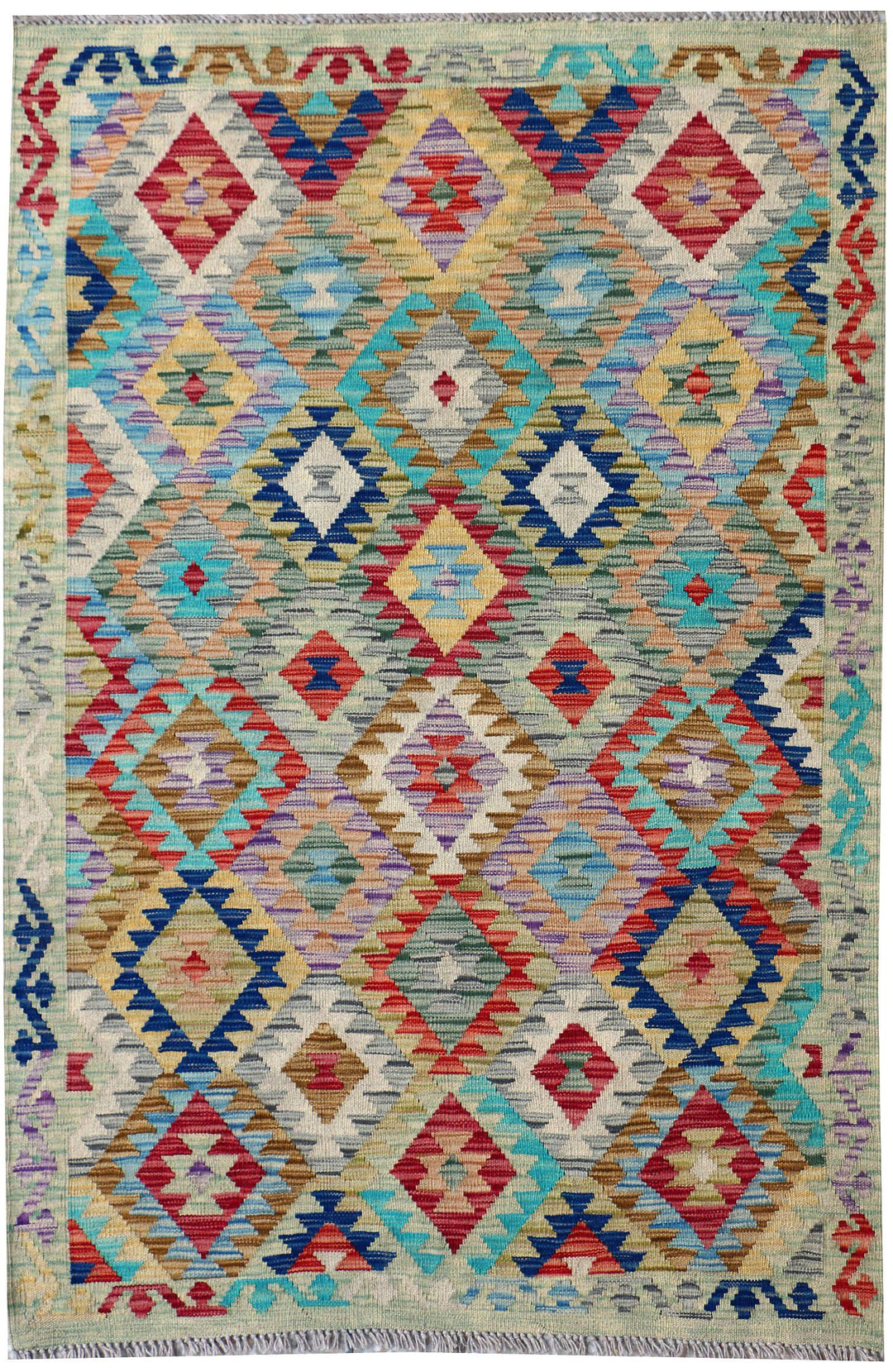 Kilim 4' 1 x 5' 10 - No. 55217 - ALRUG Rug Store