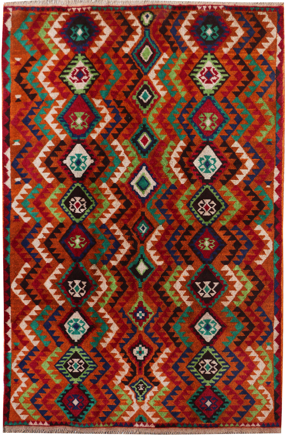 Multi Colored Baluchi 5' 8 x 8' 1 - No. 55226 - ALRUG Rug Store