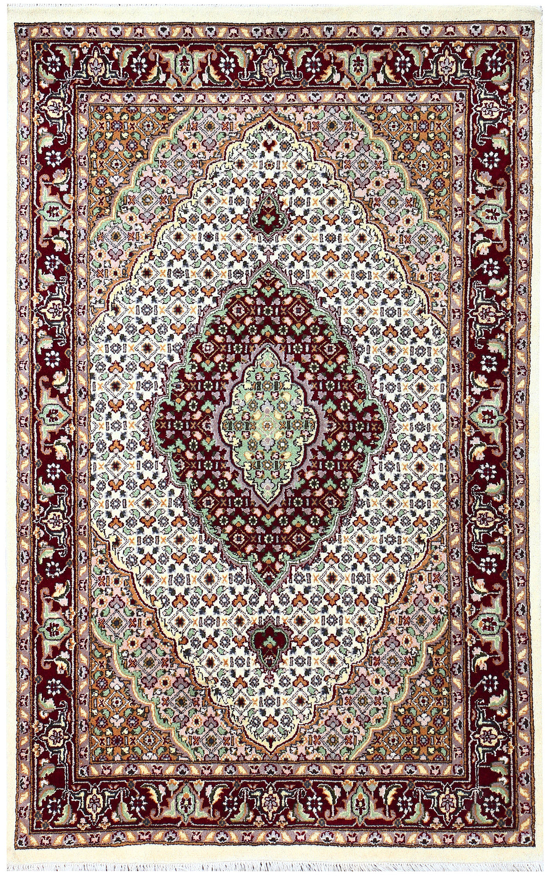 White Bidjar 4' x 6' - No. 55235 - ALRUG Rug Store