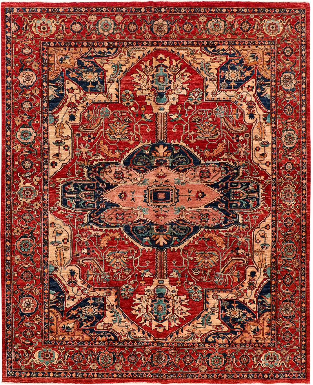 Firebrick Ziegler 7' 10 x 9' 5 - No. 55517 - ALRUG Rug Store