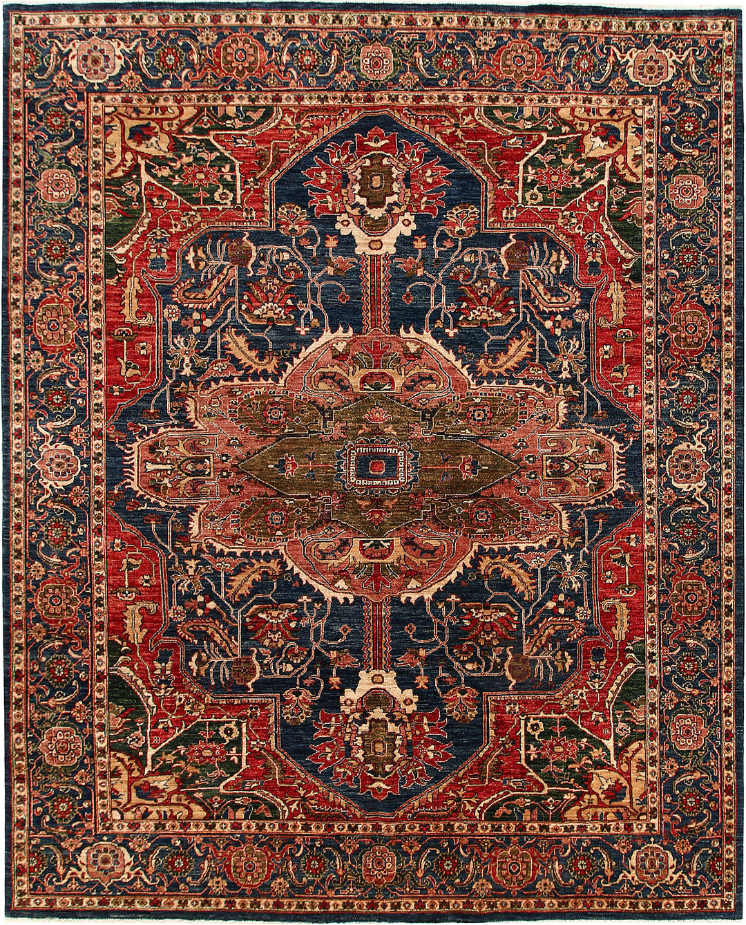 Midnight Blue Ziegler 8' x 9' 10 - No. 55543 - ALRUG Rug Store
