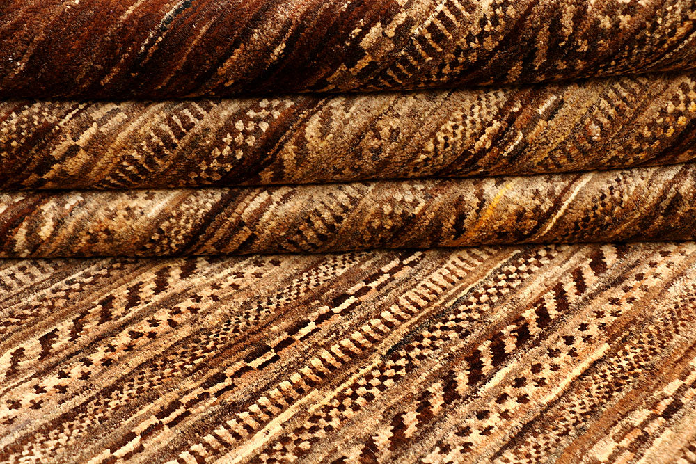 Chocolate Gabbeh 6' 6 x 7' 11 - No. 55560 - ALRUG Rug Store