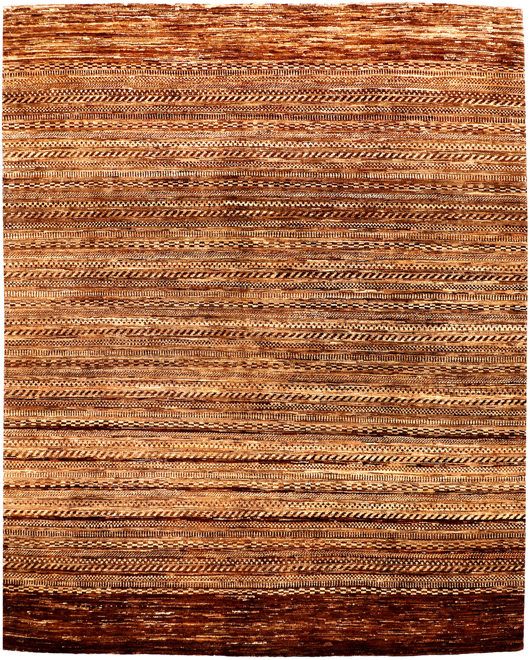 Chocolate Gabbeh 6' 6 x 7' 11 - No. 55560 - ALRUG Rug Store