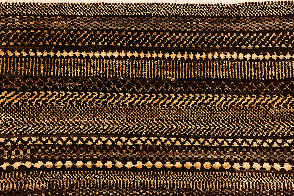 Saddle Brown Gabbeh 6' 6 x 7' 11 - No. 55563 - ALRUG Rug Store