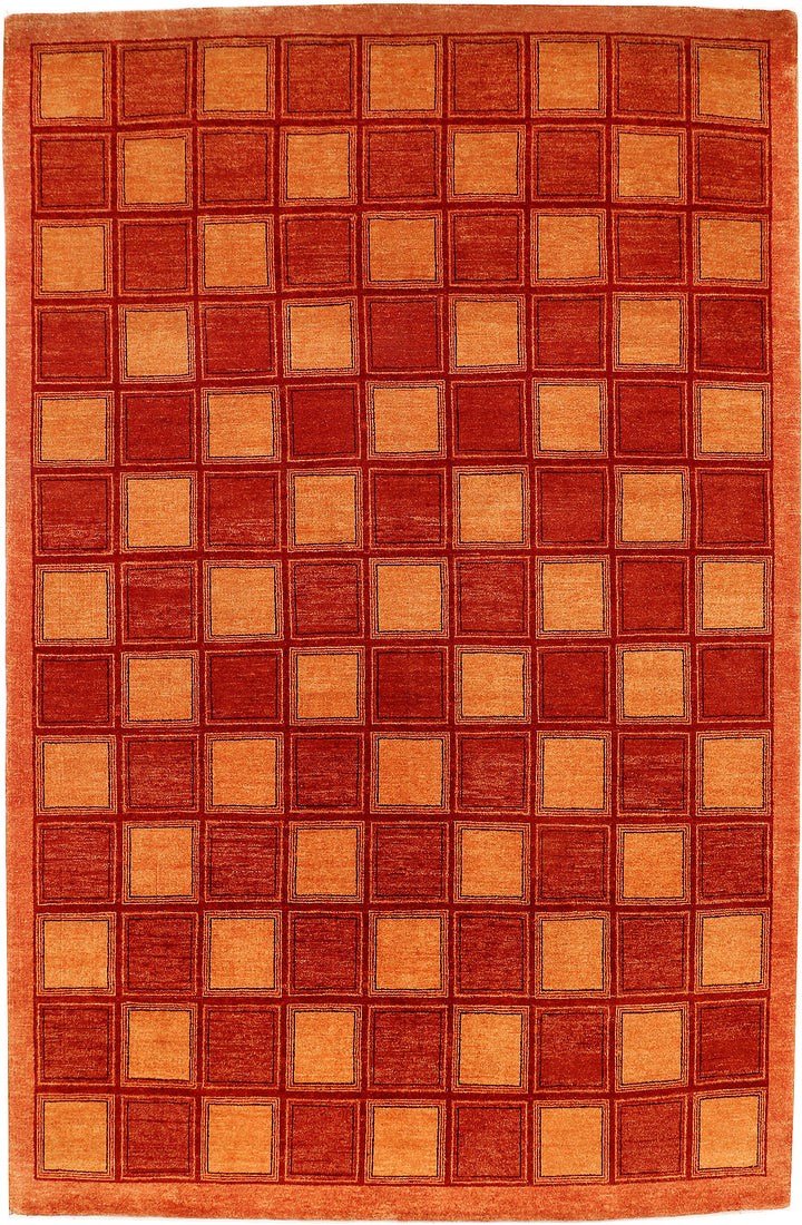 Chocolate Gabbeh 6' 6 x 10' 1 - No. 55564 - ALRUG Rug Store