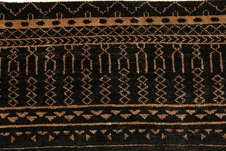 Saddle Brown Gabbeh 8' x 10' - No. 55566 - ALRUG Rug Store