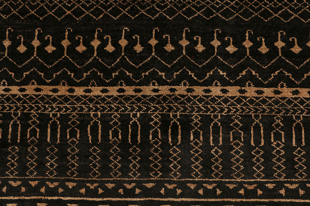 Saddle Brown Gabbeh 8' x 10' - No. 55566 - ALRUG Rug Store