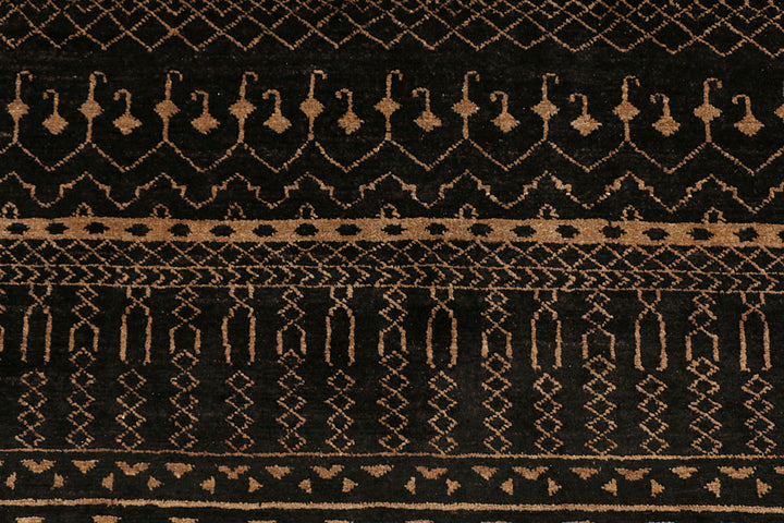 Saddle Brown Gabbeh 8' x 10' - No. 55566 - ALRUG Rug Store