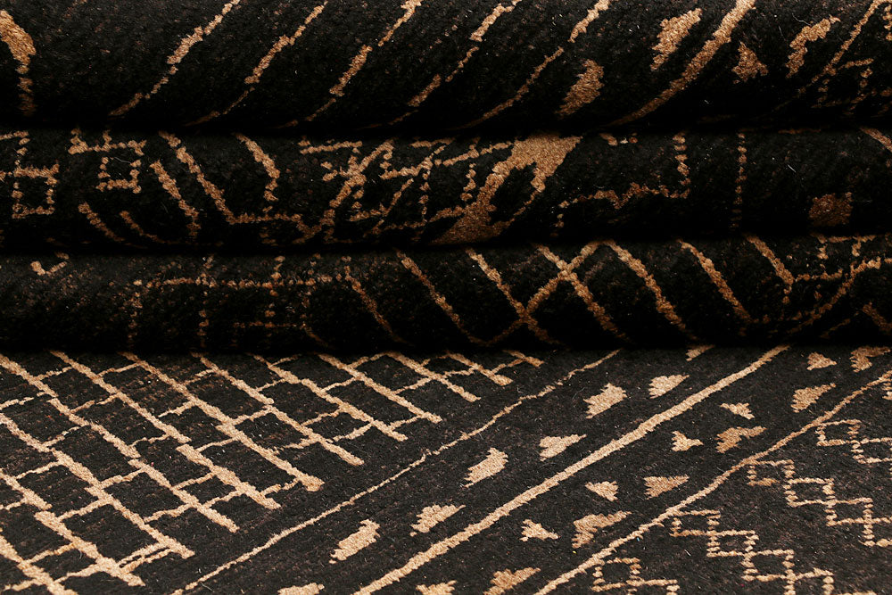 Saddle Brown Gabbeh 8' x 10' - No. 55566 - ALRUG Rug Store