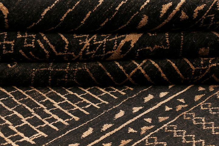 Saddle Brown Gabbeh 8' x 10' - No. 55566 - ALRUG Rug Store