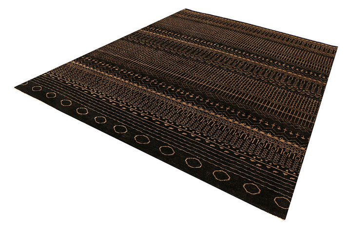 Saddle Brown Gabbeh 8' x 10' - No. 55566 - ALRUG Rug Store