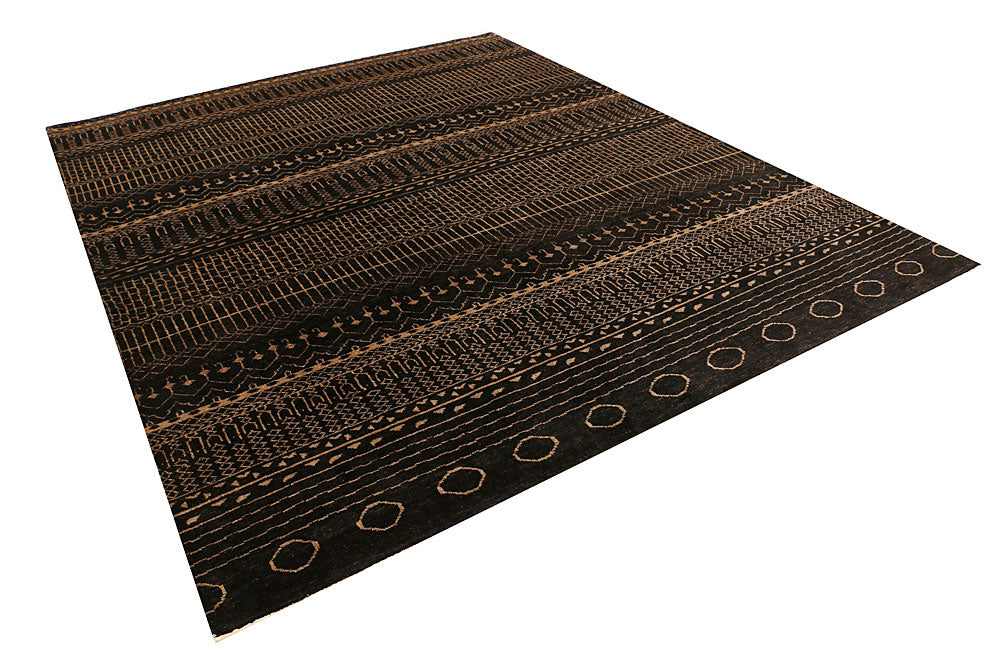 Saddle Brown Gabbeh 8' x 10' - No. 55566 - ALRUG Rug Store