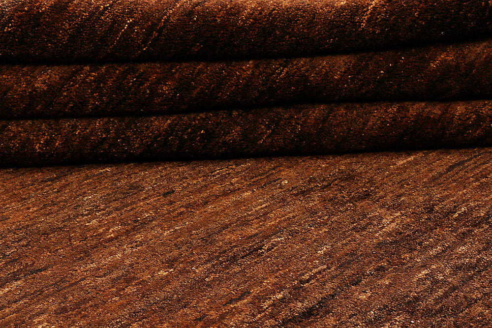 Saddle Brown Gabbeh 8' x 10' - No. 55582 - ALRUG Rug Store